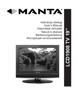 Használati útmutató Manta LCD1908 LCD-televízió