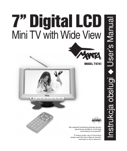 Bruksanvisning Manta TV701 Mini LCD TV