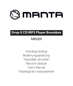 Bruksanvisning Manta MM209 Bumble-Bee Stereoanläggning