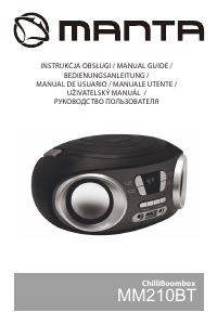 Bedienungsanleitung Manta MM210BT Stereoanlage