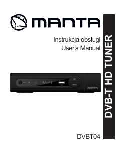 Instrukcja Manta DVBT04 Odbiornik cyfrowy