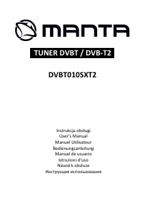 Manual de uso Manta DVBT010SXT2 Receptor digital