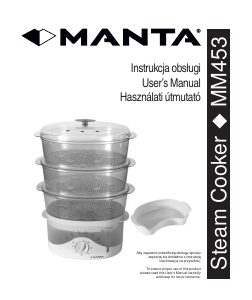 Használati útmutató Manta MM453 Párolóedény