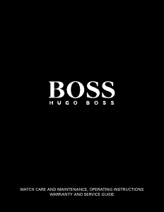 Bruksanvisning Hugo Boss 1512661 Chronograph Armbandsur
