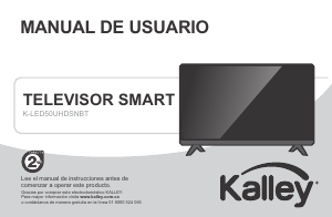 Manual de uso Kalley K-LED50UHDSNBT Televisor de LED