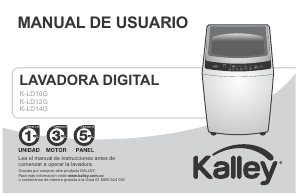 Manual de uso Kalley K-LD12G Lavadora