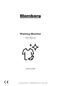 Handleiding Blomberg LBF16230 Wasmachine