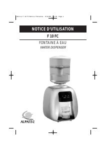 Handleiding Alpatec F 10 FC Waterdispenser