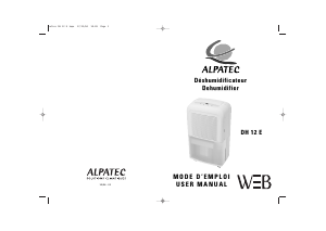 Handleiding Alpatec DH 12 E Luchtontvochtiger