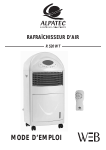 Mode d’emploi Alpatec R 520 WT Purificateur d'air