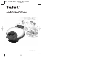 Manual Tefal WD300033 Ultracompact Waffle Maker