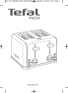 Bruksanvisning Tefal TT543715 Inox Brödrost