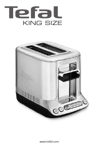 説明書 テファル TT890015 King Size トースター