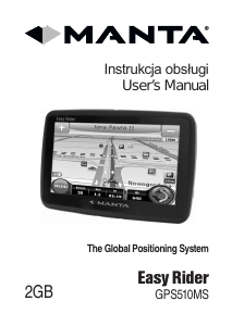 Bruksanvisning Manta GPS-510MS Easy Rider Bilnavigator