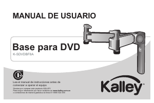 Manual de uso Kalley K-SDVDBF8A Soporte de pared