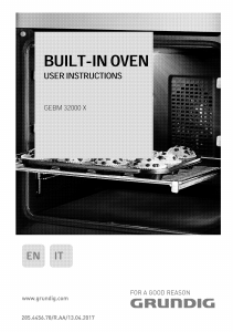 Manual Grundig GEBM 32000 X Oven