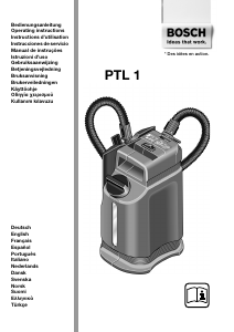 Manual de uso Bosch PTL 1 Decapante a vapor para papel pintado