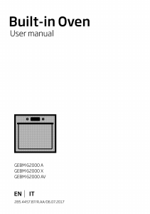Manual Grundig GEBM 62000 X Oven