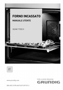 Manuale Grundig GEKW 77000 X Forno