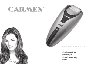 Handleiding Carmen EP1100 Epilator