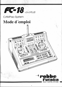 Mode d’emploi Futaba FC-18 Contrôleur RC