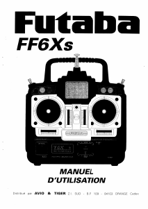 Mode d’emploi Futaba FF6Xs Contrôleur RC