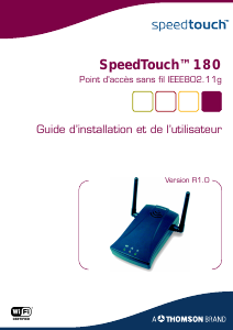 Mode d’emploi Thomson SpeedTouch 180 Point d’accès