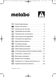 Руководство Metabo HS 8745 Кусторез