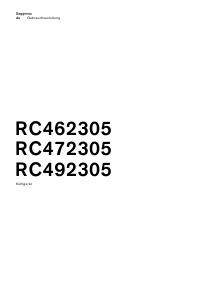 Bedienungsanleitung Gaggenau RC472305 Kühlschrank