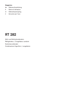 Bedienungsanleitung Gaggenau RT282204 Kühlschrank