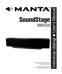 Bruksanvisning Manta MM5300 SoundStage Högtalare