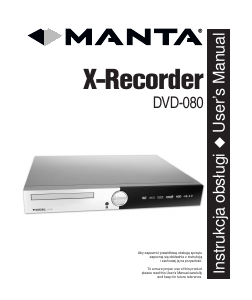 Handleiding Manta DVD-080 X-Recorder DVD speler