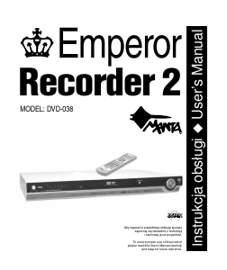 Manual Manta DVD-038 Emperor DVD Player