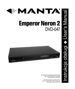 Instrukcja Manta DVD-047 Emperor Neron 2 Odtwarzacz DVD