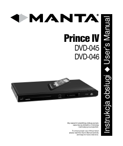 Bruksanvisning Manta DVD-045 Prince IV DVD spelare