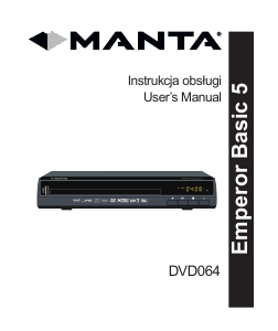 Instrukcja Manta DVD-064 Emperor Basic 5 Odtwarzacz DVD
