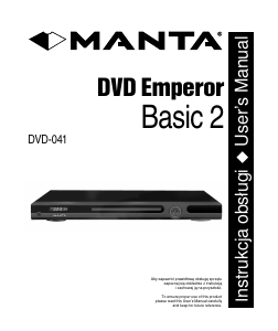 Bruksanvisning Manta DVD-041 Emperor Basic 2 DVD spelare