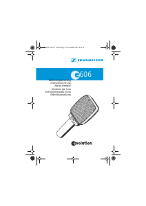 Handleiding Sennheiser e 606 Instrumental Microfoon