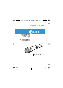 Bruksanvisning Sennheiser e 825-S Mikrofon
