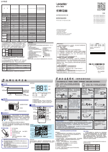 说明书 统帅 KFR-35GW/18UAA21ATU1套机 空调