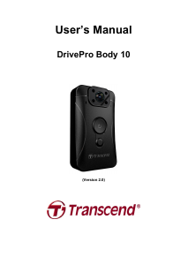 Handleiding Transcend DrivePro Body 10 Actiecamera