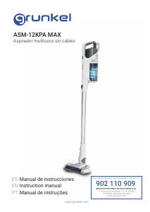 Manual Grunkel ASM-12KPA MAX Aspirador