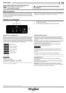 Mode d’emploi Whirlpool W5 911E W 1 Réfrigérateur combiné