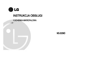 Instrukcja LG MG-553MD Kuchenka mikrofalowa