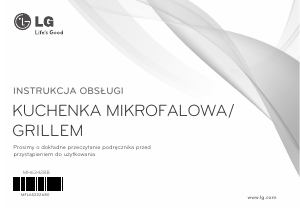 Instrukcja LG MH6342BB Kuchenka mikrofalowa