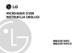 Bruksanvisning LG MB4387ARC Mikrovågsugn