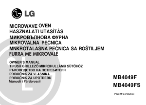 Bruksanvisning LG MB4049FS Mikrovågsugn