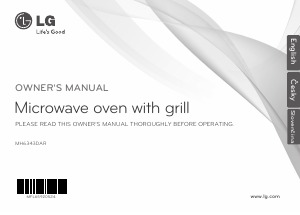 Návod LG MH6343DAR Mikrovlnná rúra
