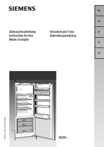 Handleiding Siemens KI25FA60 Koelkast