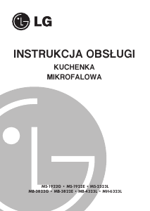 Instrukcja LG MS-2323L Kuchenka mikrofalowa